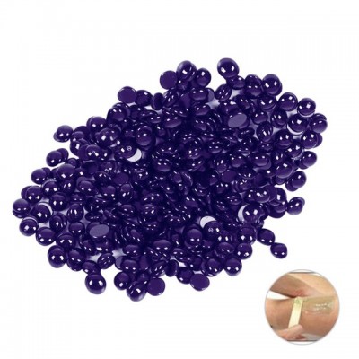 500g Lavender Hard Wax Beans Waxing Pellet Bikini Arm Leg Hair Removal wax