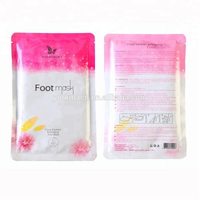 china OEM factory cheap fruit cocktail Exfoliating foot mask for remove the dead skin